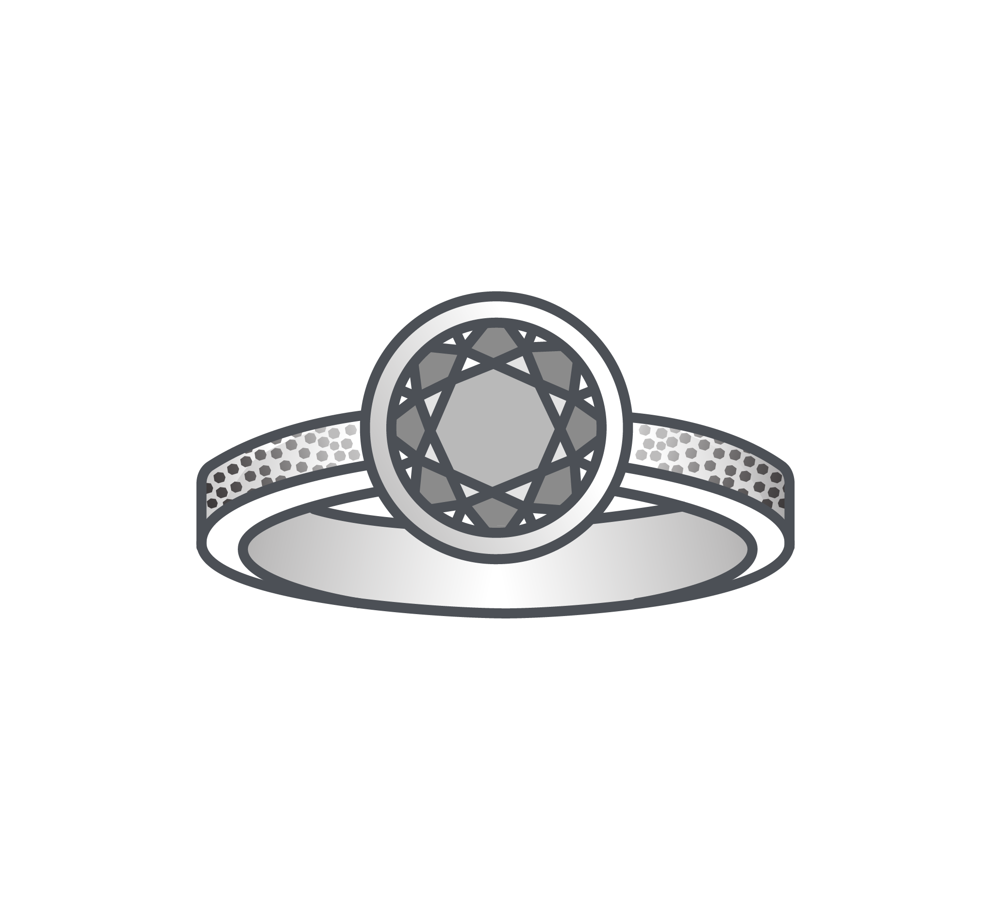 Pavé Engagement Rings – Allure Diamonds